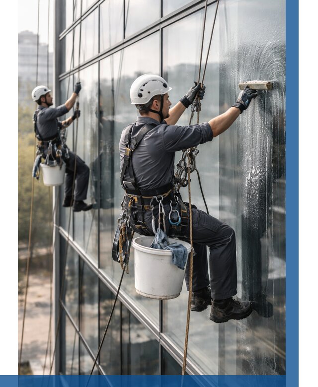 Мойка сплошного остекления в Лесосибирске, заказать от 312 р.| ВЫСОТНИК-Лсс