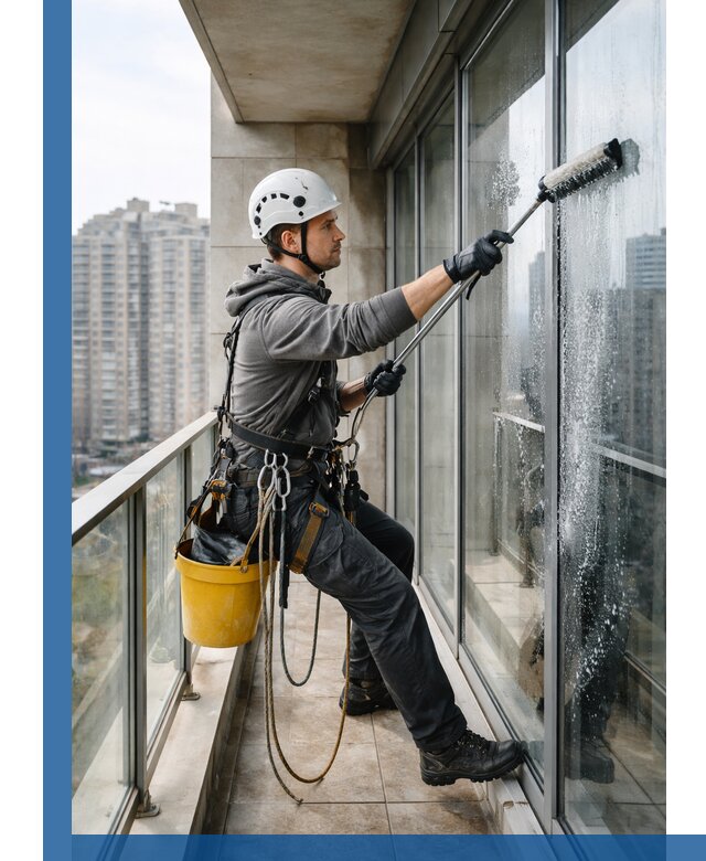 Профессиональная мойка балконного остекления в Лесосибирске