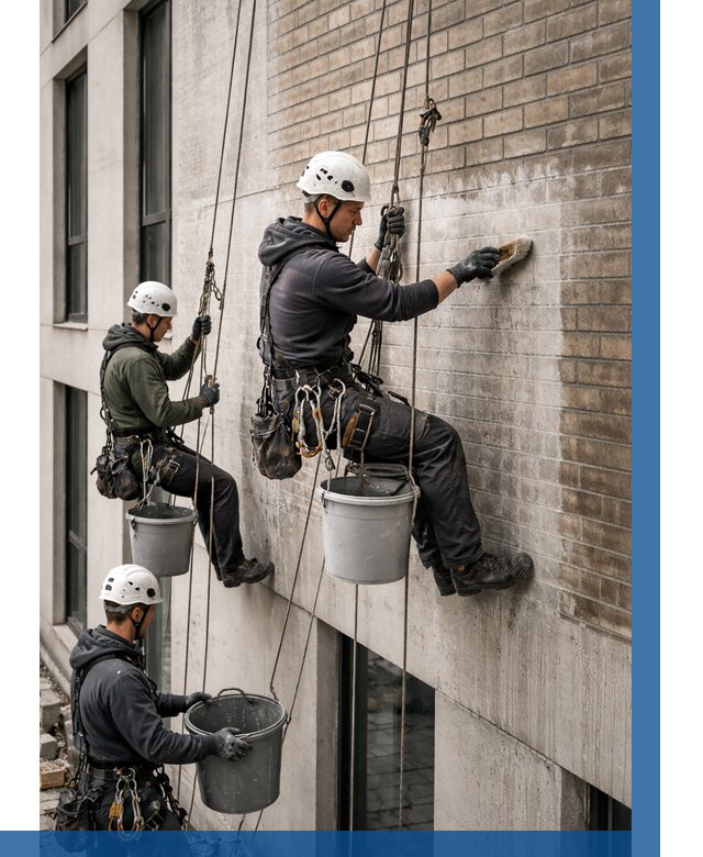 Удаление высолов с фасада в Лесосибирске от 260 р. | ВЫСОТНИК-Лсс