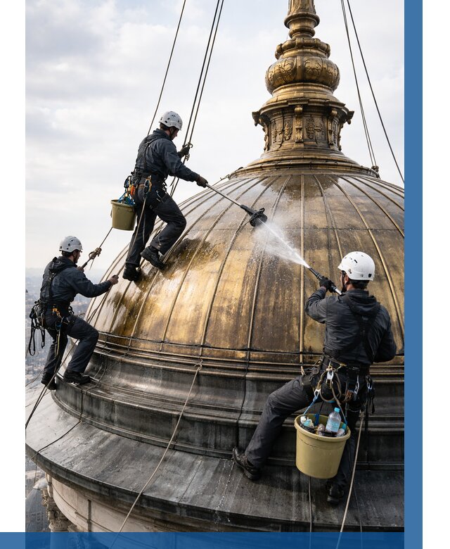 Мойка куполов и шпилей в Лесосибирске от 8332 р. - заказать | ВЫСОТНИК-Лсс