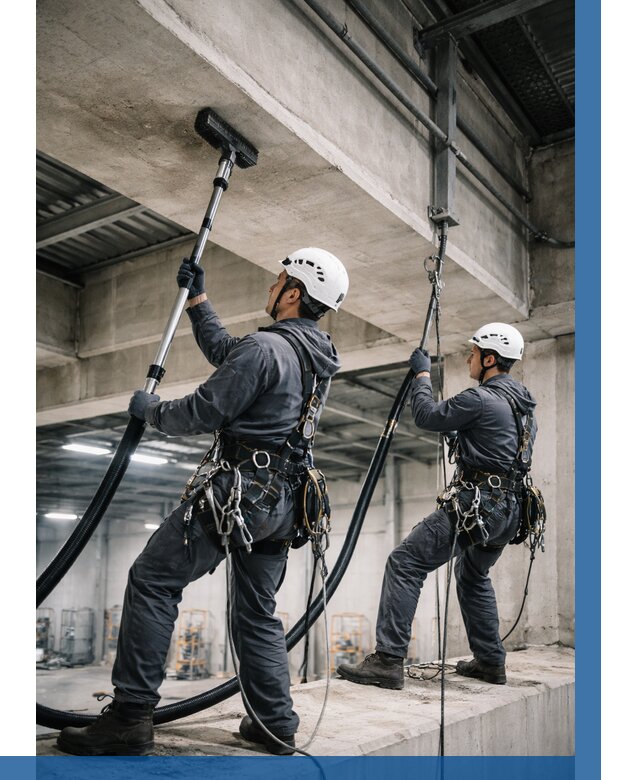 Обеспыливание потолочных конструкций в Лесосибирске от 260 р. |ВЫСОТНИК-Лсс