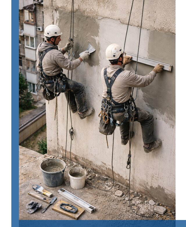 Комплексный ремонт штукатурного фасада с гарантией в Лесосибирске