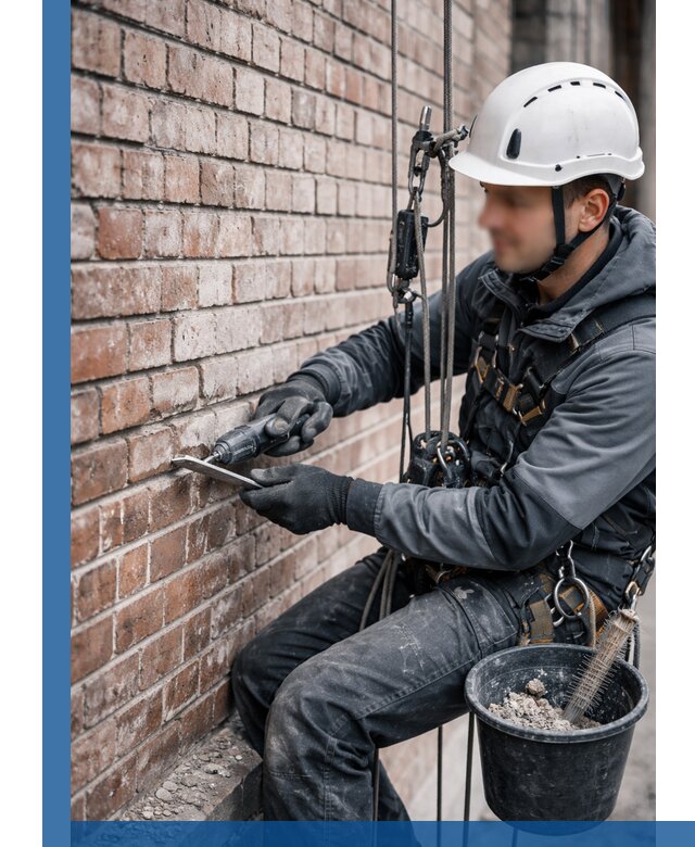 Расшивка кирпичных швов фасадов и стен, ремонт в Лесосибирске