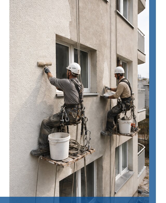 Нанесение короеда на фасад в Лесосибирске от 469 р. | ВЫСОТНИК-Лсс