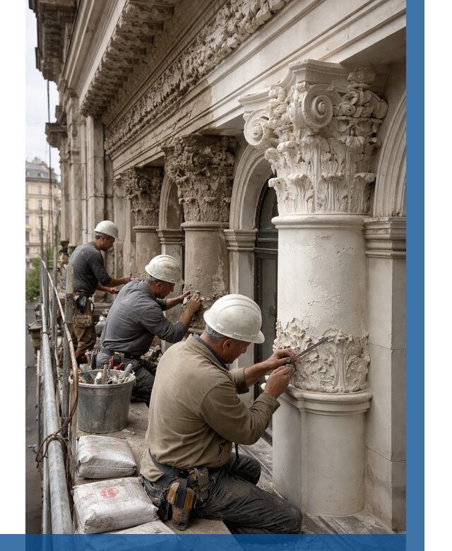 Реставрация фасадной лепнины в Лесосибирске от 2604 р. | ВЫСОТНИК-Лсс