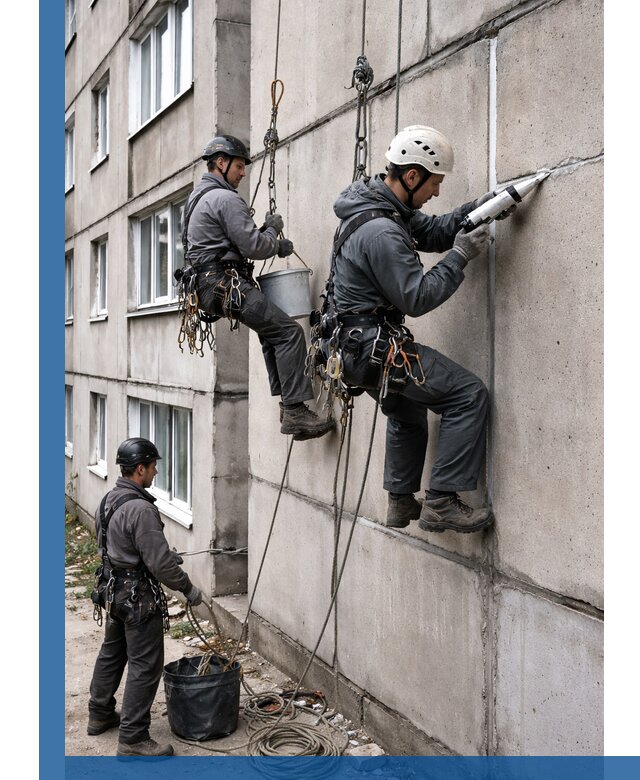 Герметизация межпанельных швов в Лесосибирске с гарантией герметичности