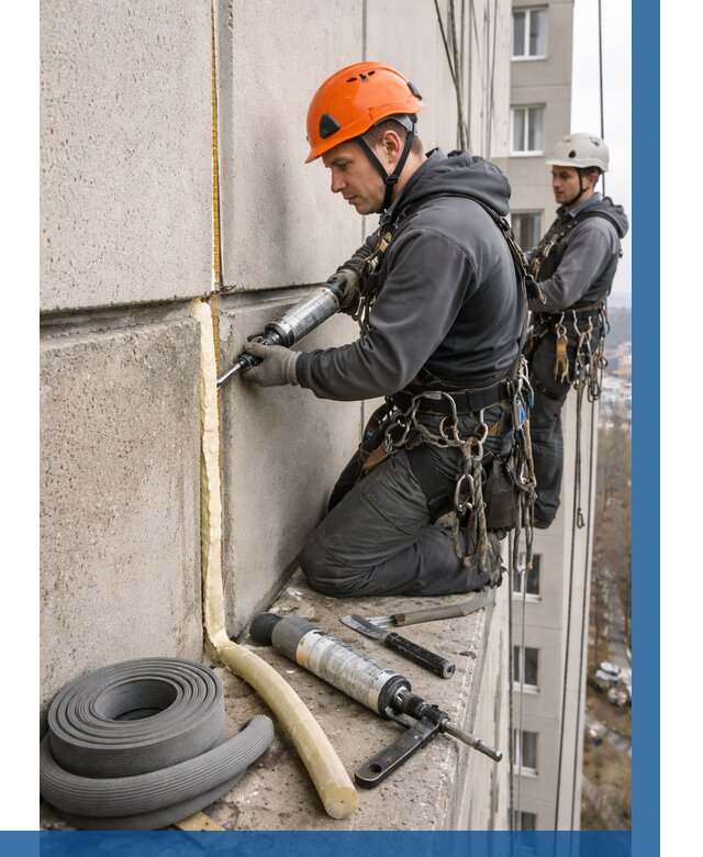 Теплый шов межпанельные швы в Лесосибирске от 729 р. | ВЫСОТНИК-Лсс