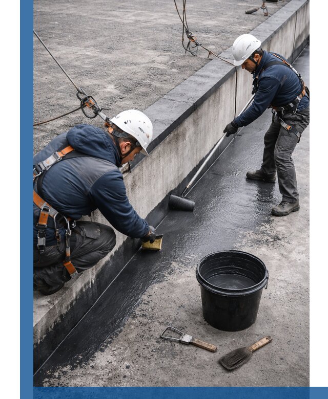 Гидроизоляция кровли жидкой резиной профессионально в Лесосибирске