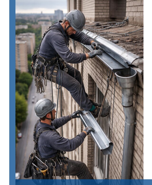 Ремонт водосточных желобов в Лесосибирске, быстро и качественно