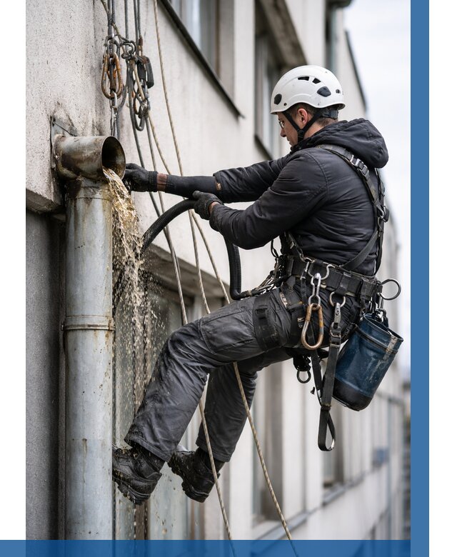 Прочистка водосточных труб в Лесосибирске от 3645 р. | ВЫСОТНИК-Лсс