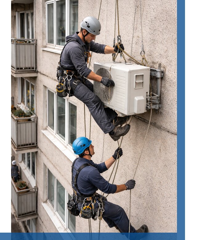 Перенос внешнего блока кондиционера в Лесосибирске от 9374 р.| ВЫСОТНИК-Лсс