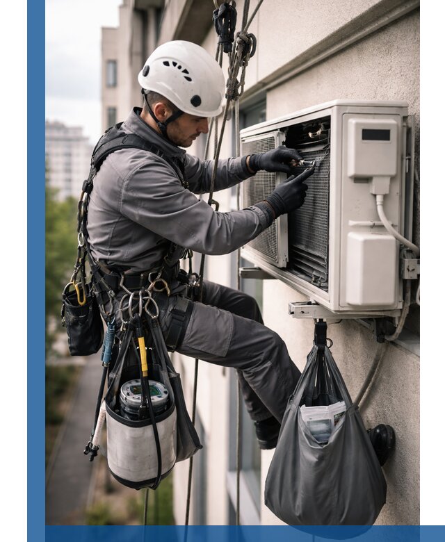 Обслуживание внешнего блока кондиционера в Лесосибирске профессионально