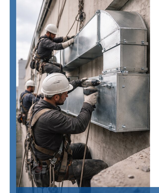 Профессиональный монтаж вентиляционных коробов в Лесосибирске под ключ