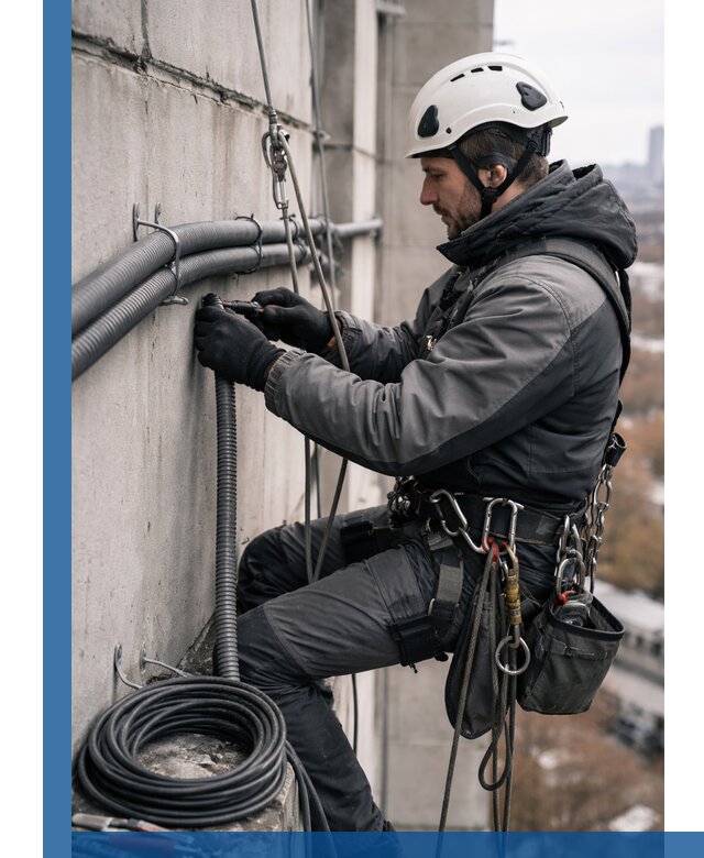 Профессиональный монтаж гофры для кабеля в Лесосибирске с гарантией