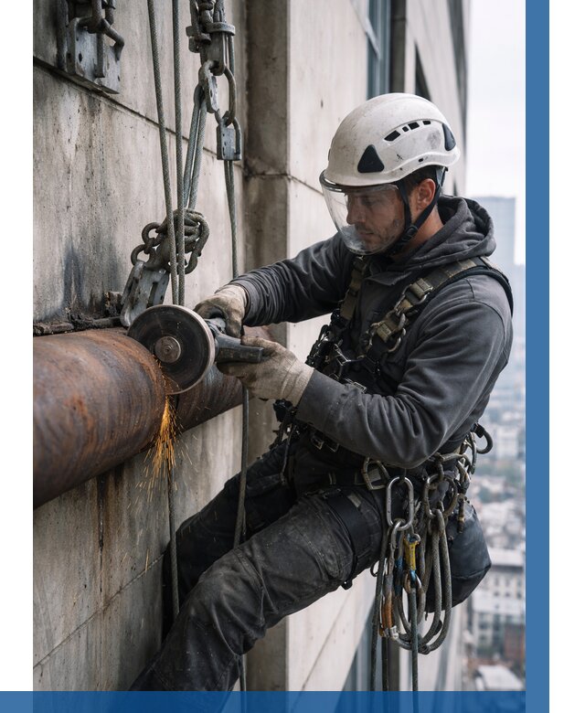 Резка металла на высоте в Лесосибирске по цене от 4687 р. | ВЫСОТНИК-Лсс