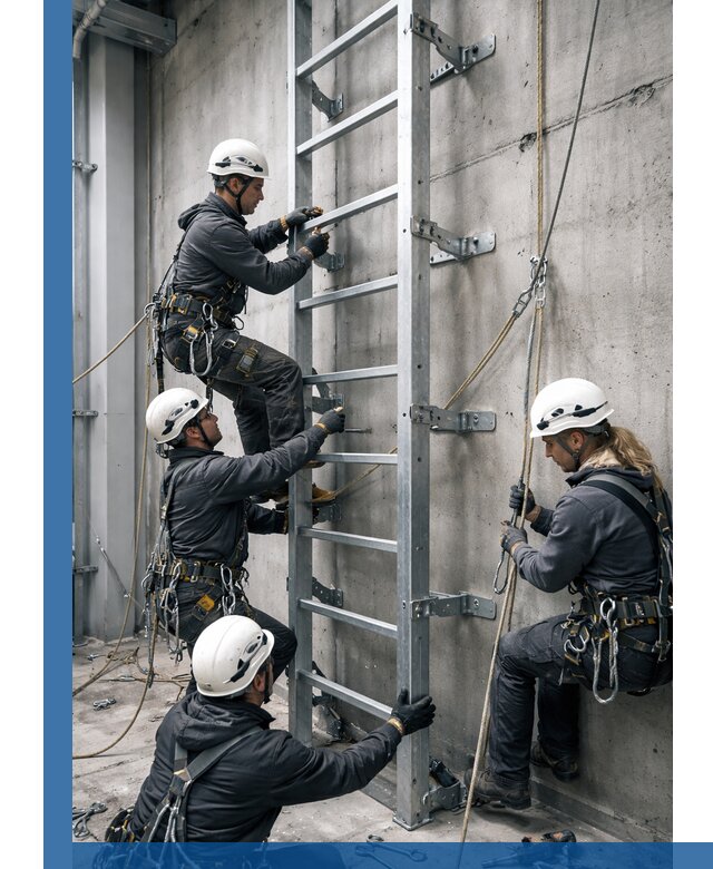 Монтаж металлических лестниц в Лесосибирске под ключ со гарантией