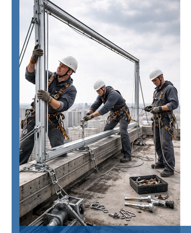 Монтаж крышных рекламных конструкций под ключ в Лесосибирске