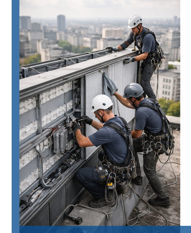 Профессиональное обслуживание крышной рекламы в Лесосибирске под ключ