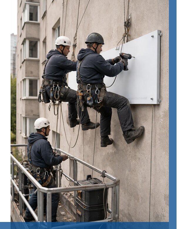 Монтаж табличек и указателей в Лесосибирске от 3645 р. | ВЫСОТНИК-Лсс