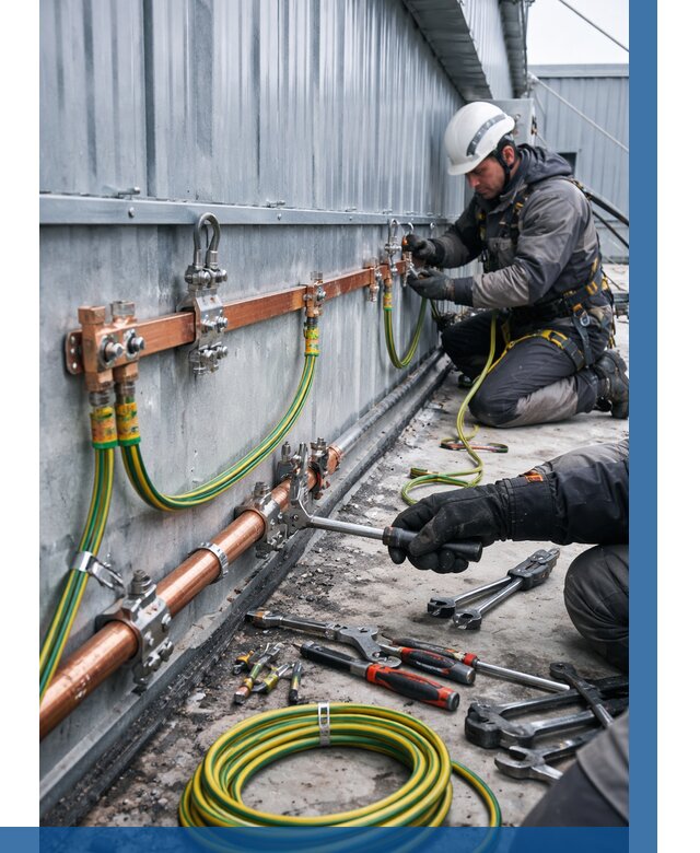 Монтаж заземления здания в Лесосибирске от 26038 р. | ВЫСОТНИК-Лсс