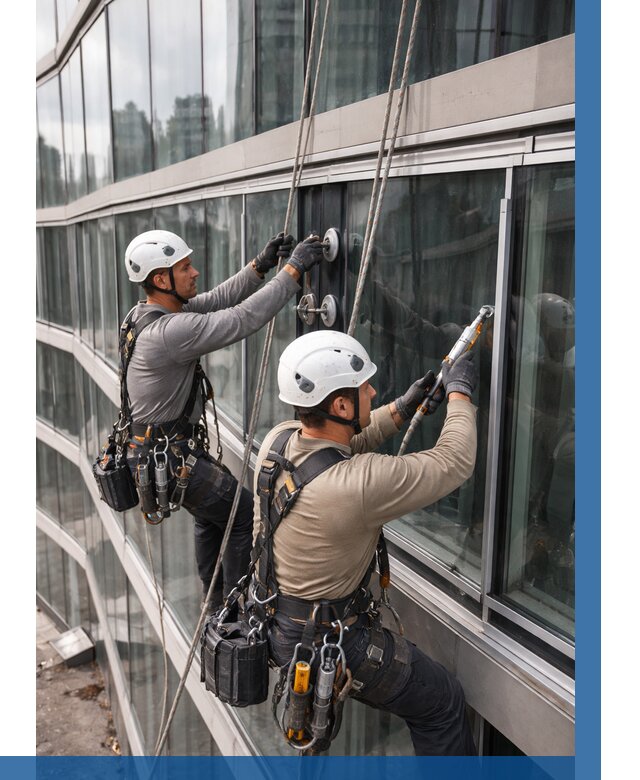 Радиусное остекление фасада в Лесосибирске от 12498 р. | ВЫСОТНИК-Лсс