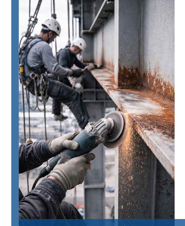 Зачистка металла от ржавчины и подготовка поверхностей в Лесосибирске