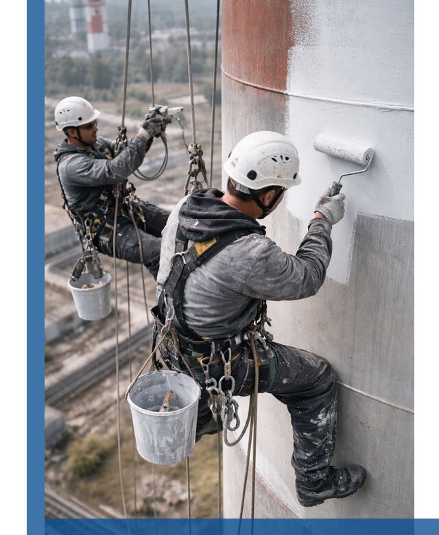 Покраска дымовых труб в Лесосибирске: антикоррозийная защита и восстановление