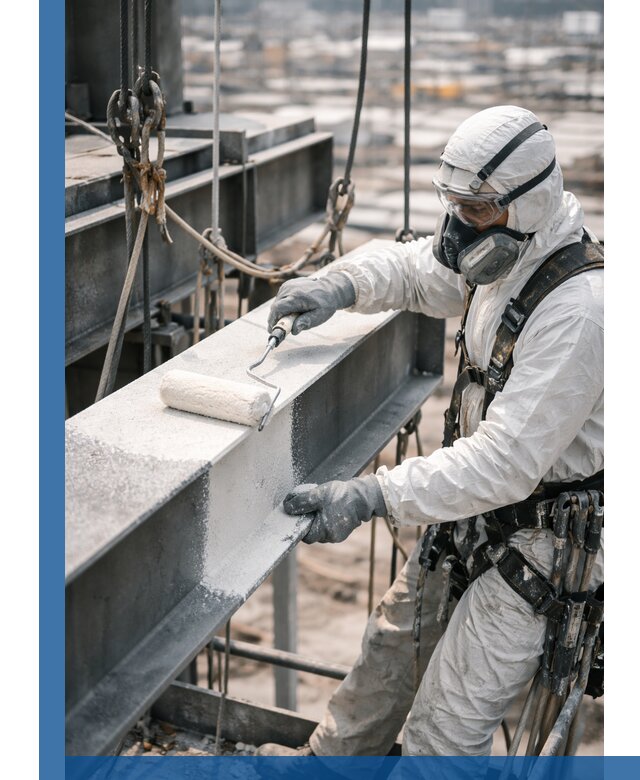 Профессиональная огнезащитная обработка металлоконструкций в Лесосибирске