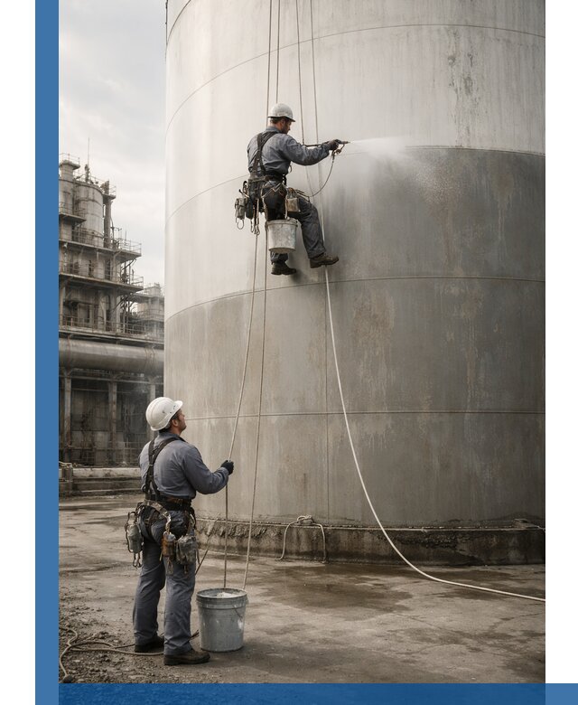 Покраска стальных резервуаров и емкостей в Лесосибирске профессионально