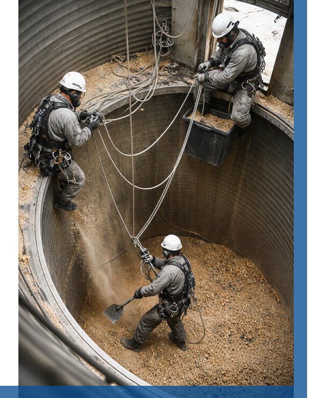 Чистка зерновых бункеров в Лесосибирске от 12498 р. | ВЫСОТНИК-Лсс