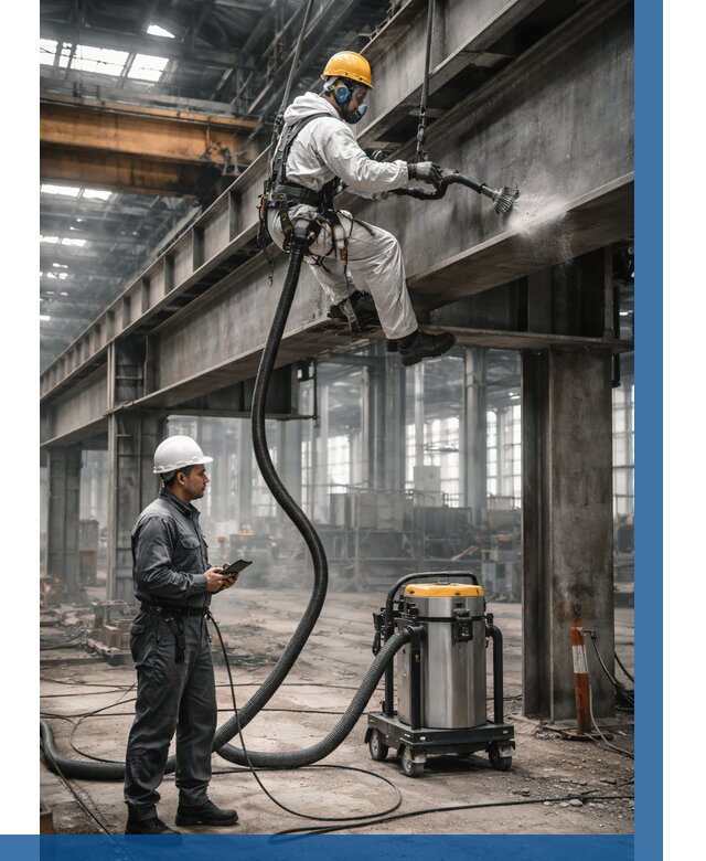 Обеспыливание конструкций в цехе в Лесосибирске от 4374 р. | ВЫСОТНИК-Лсс