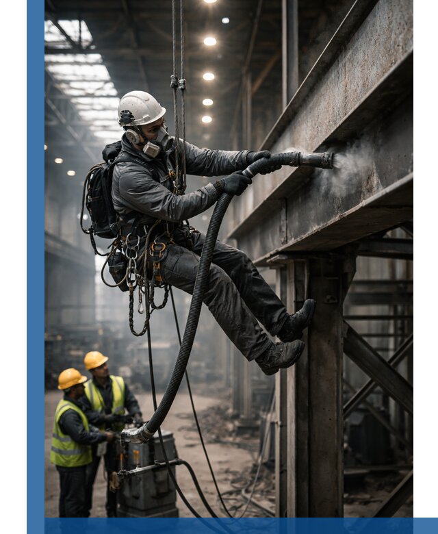 Обеспыливание конструкций в цехах промышленного производства в Лесосибирске