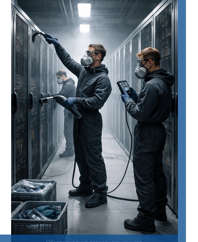 Обеспыливание серверной комнаты в Лесосибирске от 4687 р. | ВЫСОТНИК-Лсс