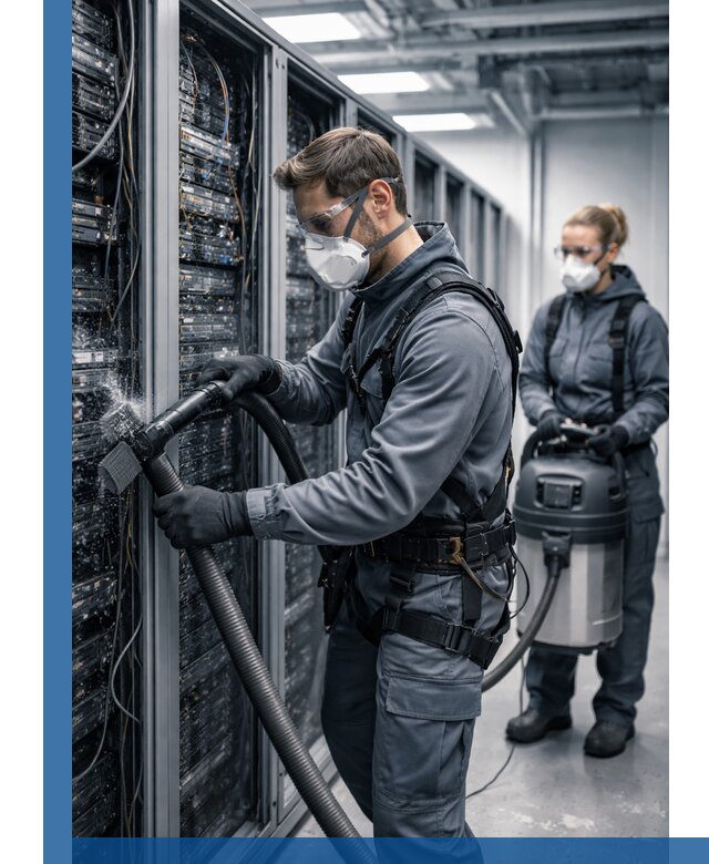 Обеспыливание серверной комнаты в Лесосибирске, профессиональная очистка