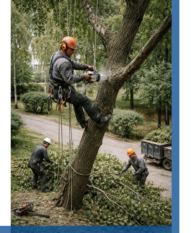 Кронирование деревьев в Лесосибирске от 6770 р. | ВЫСОТНИК-Лсс