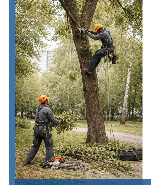 Санитарная обрезка деревьев в Лесосибирске, профессионально и безопасно