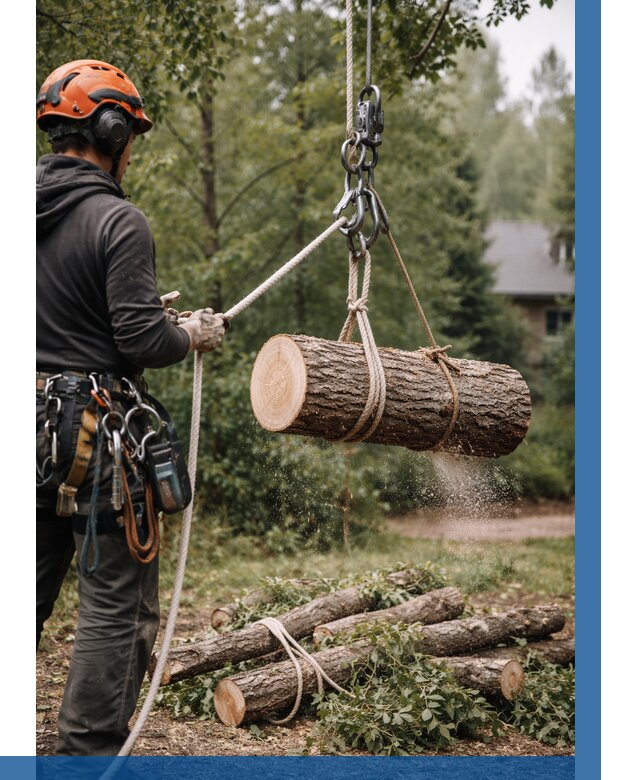 Валка деревьев частями в Лесосибирске от 7811 р. | ВЫСОТНИК-Лсс