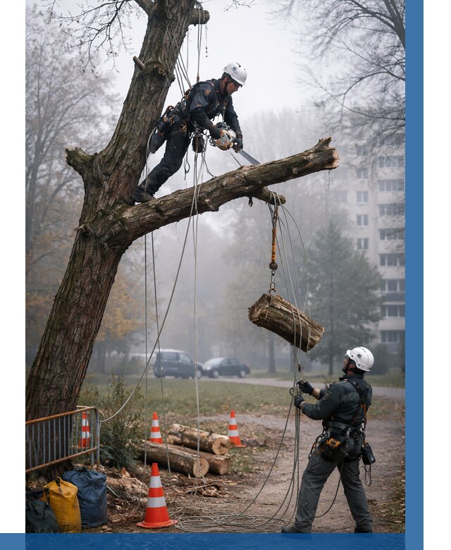 Удаление аварийных деревьев в Лесосибирске от 15623 р. | ВЫСОТНИК-Лсс