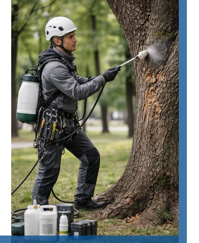 Обработка деревьев от вредителей в Лесосибирске от 4687 р. | ВЫСОТНИК-Лсс