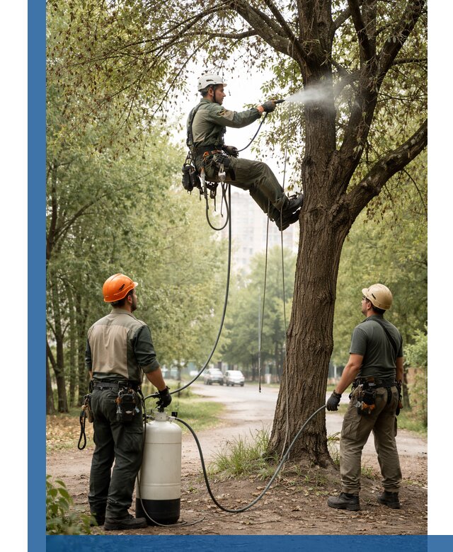 Обработка деревьев от вредителей в Лесосибирске профессиональная защита