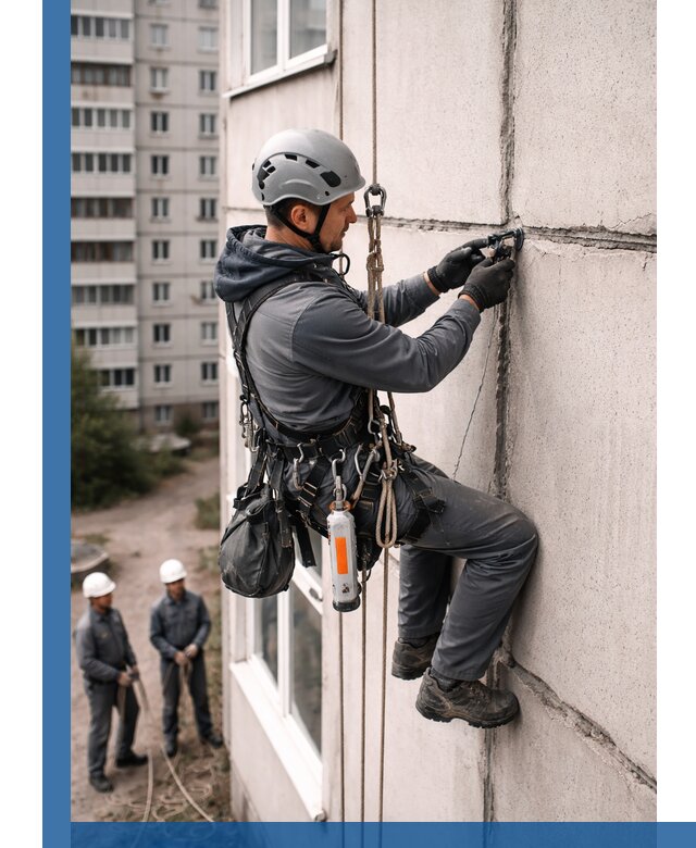 Обследование межпанельных швов и герметизация в Лесосибирске