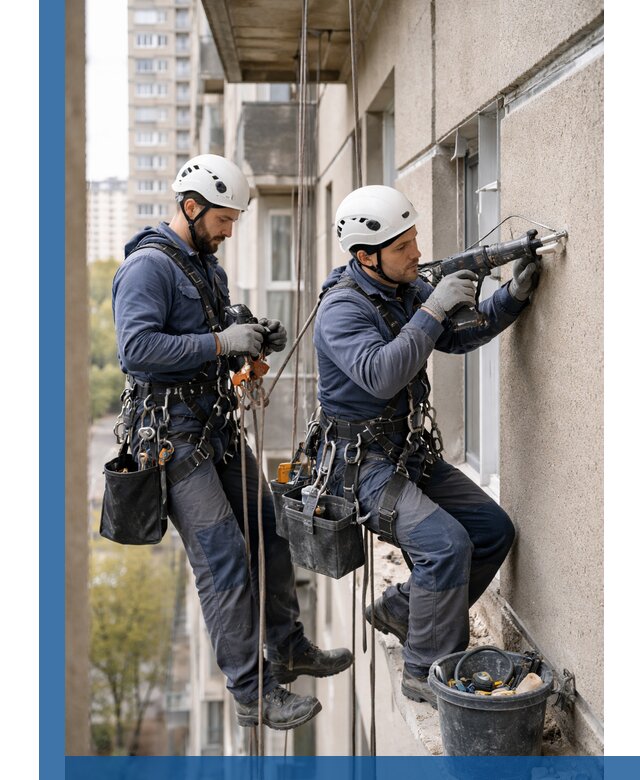 Промышленные альпинисты высотные работы и монтаж в Лесосибирске